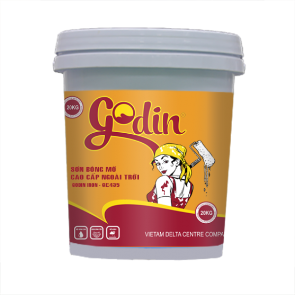 Sơn bóng mờ cao cấp ngoài trời GODIN GE435